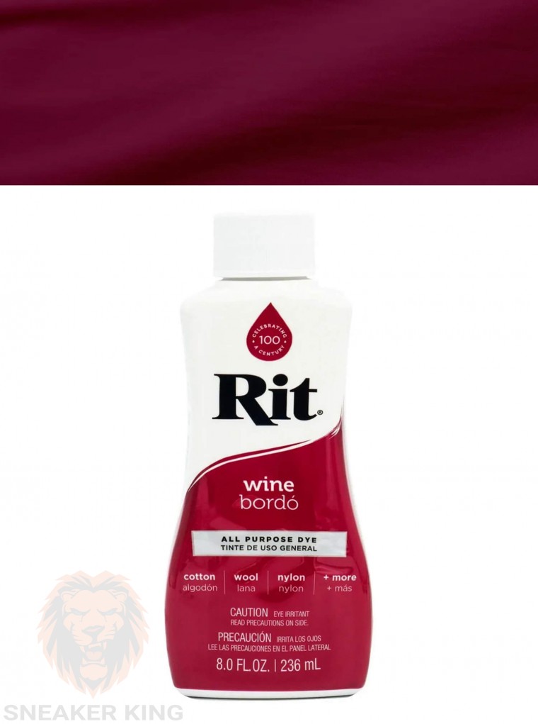 Барвник для натуральних тканин RIT All-Purpose Dye Wine (червоне вино), 236 мл